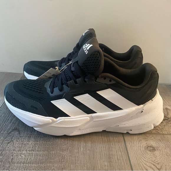 New Adidas Men's Adistar Running Shoes Black White GX2995 Size 7.5 - Picture 2 of 8
